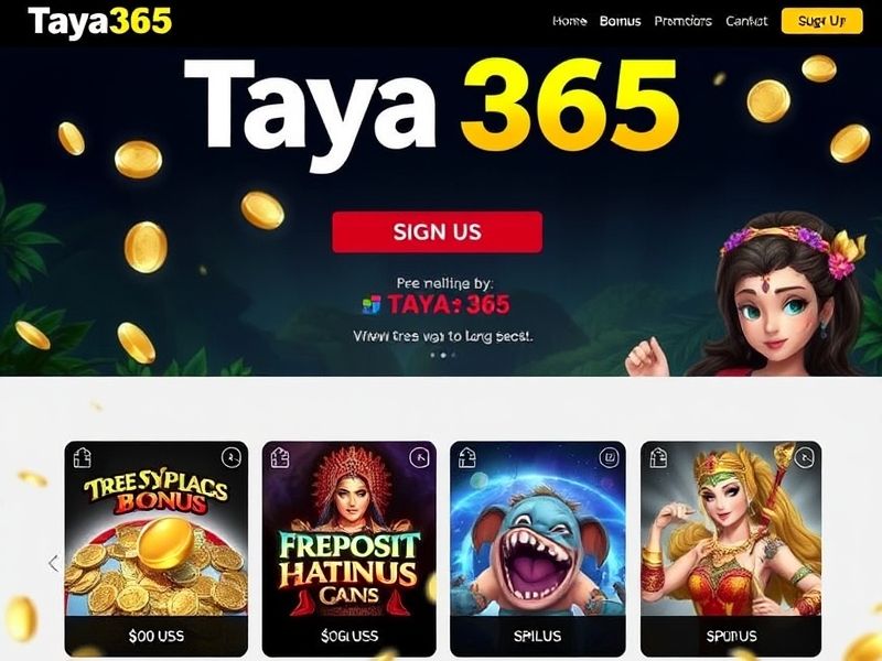 Taya365.com is your ultimate destination for online gambling games. Explore slots, poker, live dealers, and sports betting with expert guidance and exclusive promotions.