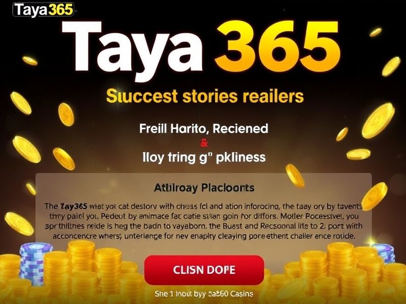 Taya365.com is your ultimate destination for online gambling games. Explore slots, poker, live dealers, and sports betting with expert guidance and exclusive promotions.